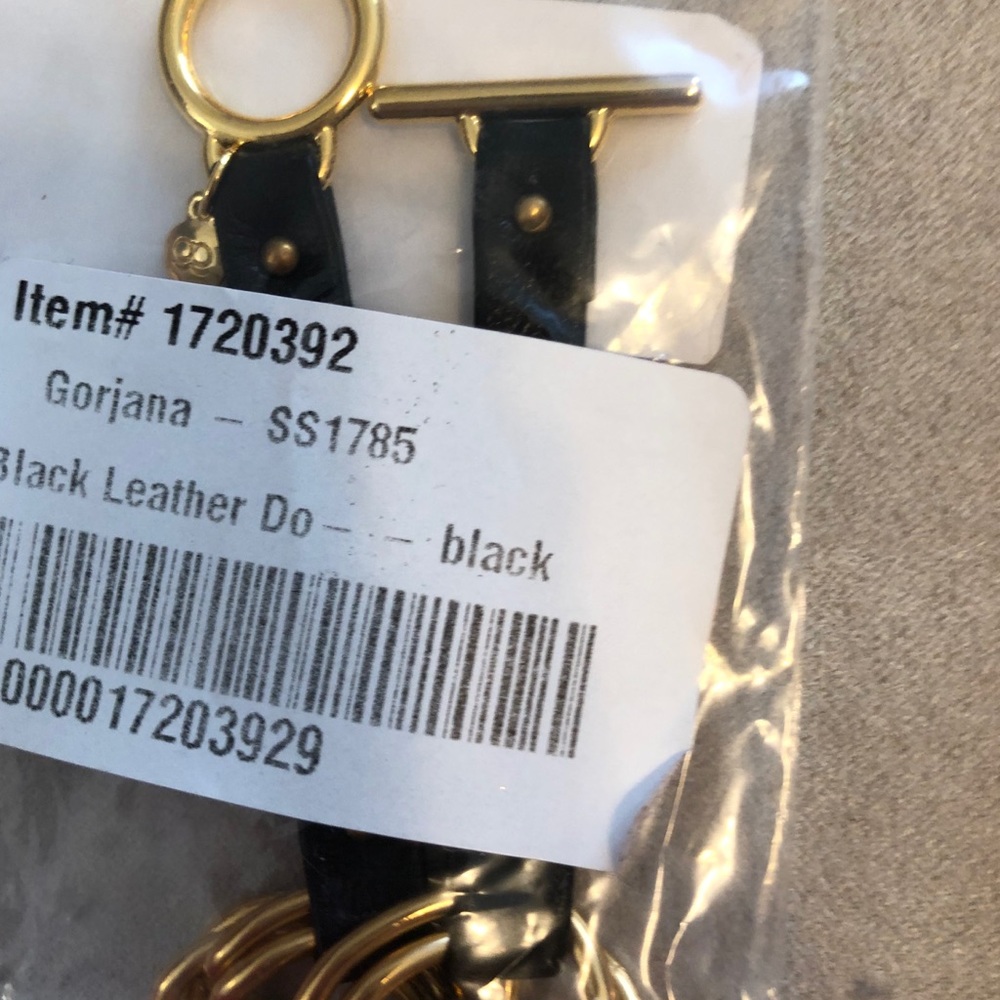 Gorjana Black Chain Link Bracelet.